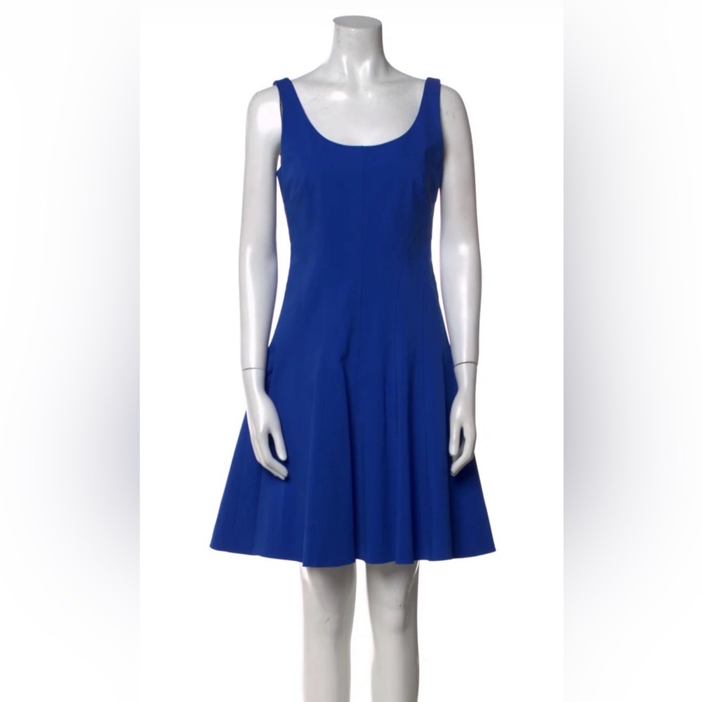 Ralph Lauren Black Label Blue A-Line Scoop Neck Mini Dress – Size 6